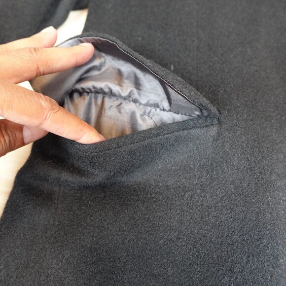 Gianfranco Ruffini Mens 42R Blazer Sports Coat Camel Hair Black Single Breasted - Picture 6 of 16